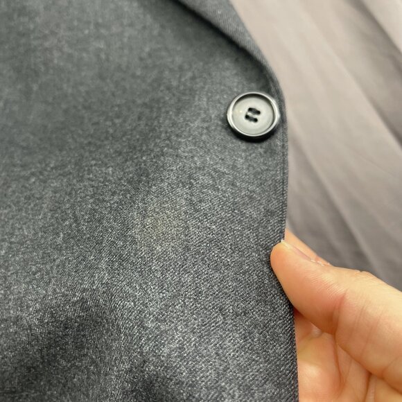 Boss Hugo Boss Blazer Mens 54 Lane Borgosesia Cashmere / Wool Suit Jacket Grey - Picture 15 of 16